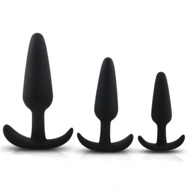 Silicone Anal Plug Set Supply Adult Women Masturbation Sex Toys