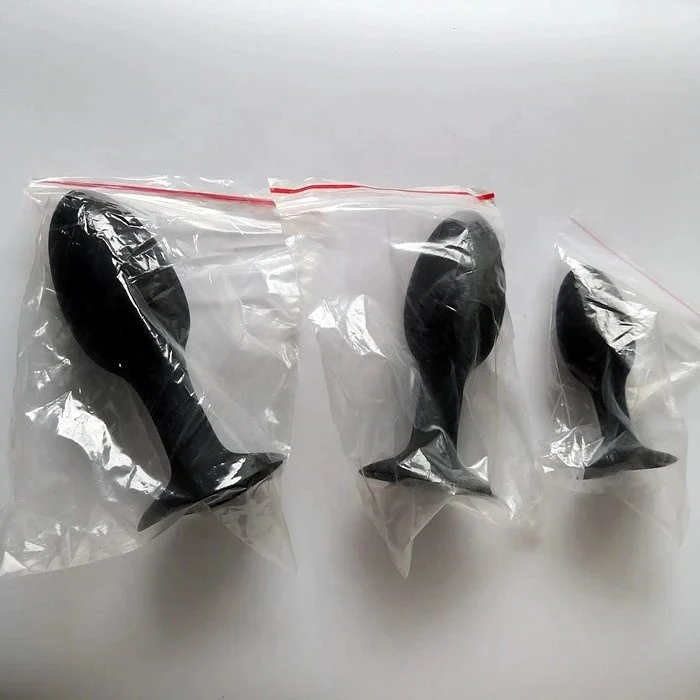 Silicone Jewelry Anal Plug Set 3 Sizes 100% Waterproof Sex Toys for Adults for Men and Women Cosplay