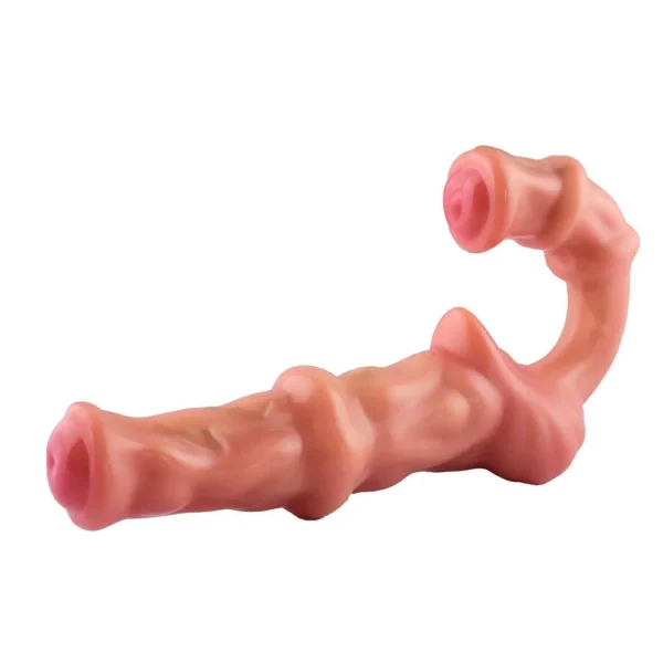 Vibrator Skin Dildo Adult Sex Toys Silicone U-Shape G Spot Vibrator Realistic Penis Vibrator Female Sex Toys for Couples&lesbian