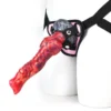 9.25 Inch New Large Artificial Wearable Strap Penis Chastity Belt for Male