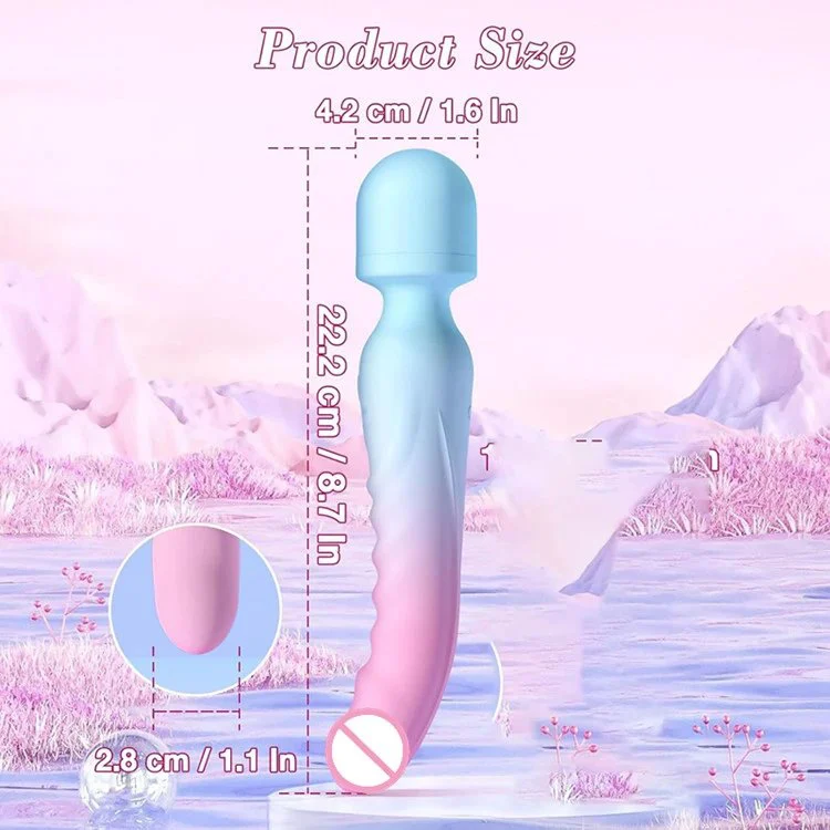 Double Head Heating AV Wand Sex Toys for Women Bullet Dildo Vibrator Female Masturbation