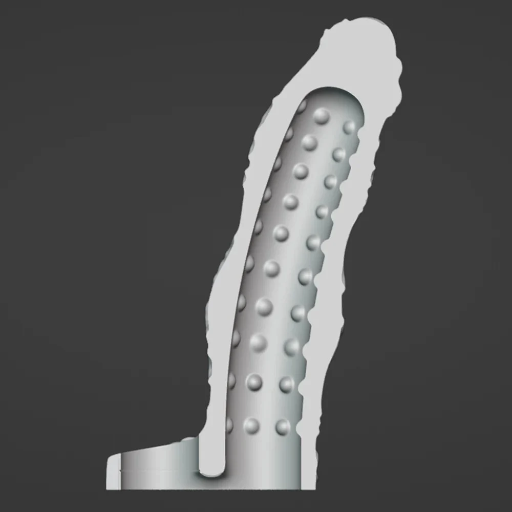 M L XL Size Penis Sleeve Extender Cock Sleeve Dick Enlargement Delay Ejaculation Stimulation Male Sex Toy