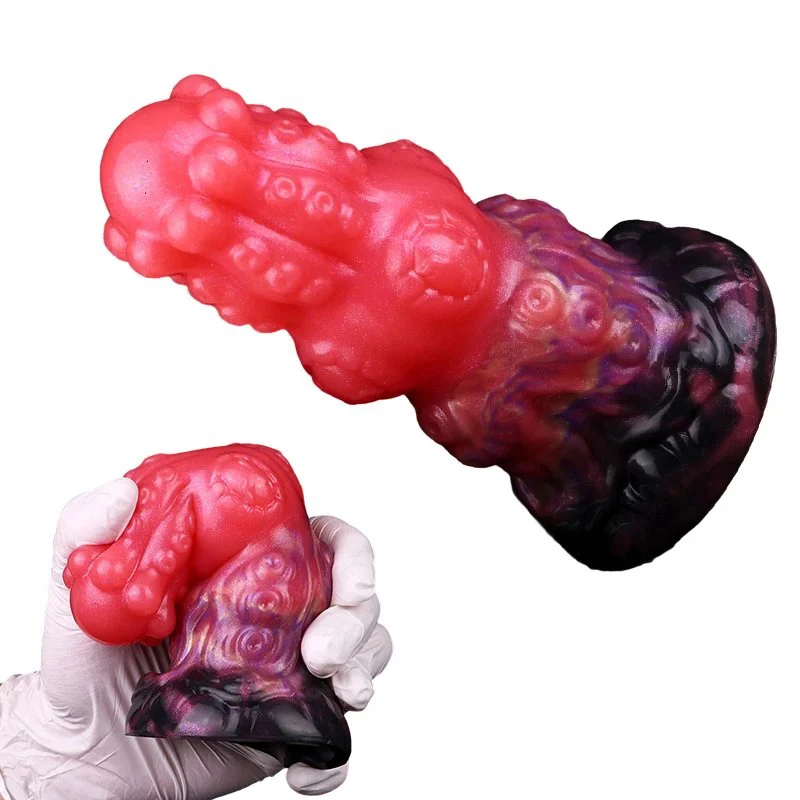 Simulated Animal Octopus Tentacle Anal Plugs Increase the Experience Silicone Anal Plugs for Women and Men