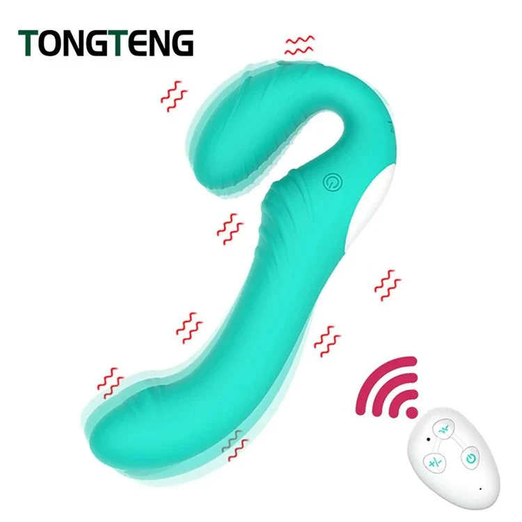 Double Headed G Spot Clitoral Vibrator Remote Controlled Wearable Lesbian Vibrator Adult Sex Toys for Women