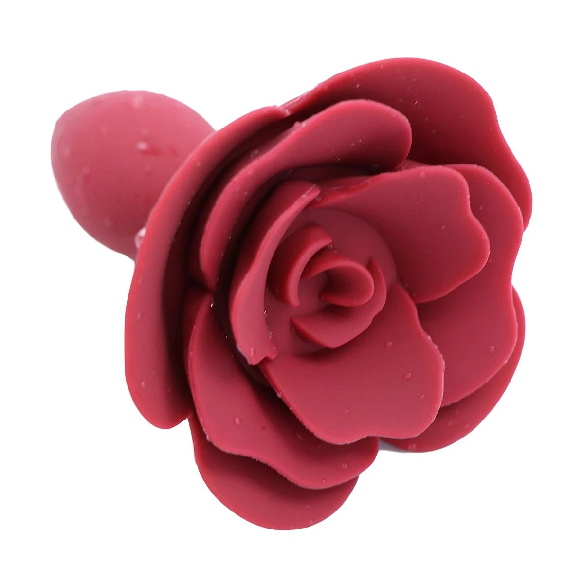 Anal Rose Toy Silicone Rose Flower Butt Plug Anus Expander Masturbator Dilator Female Anal Plug Adult Sex Toys for Women and Men