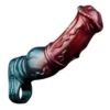 Male Penis Sleeve Made of Soft Liquid Silicone Large Size Penis Enlargement Dildo Sleeve Sex Toys for Realistic Experiences