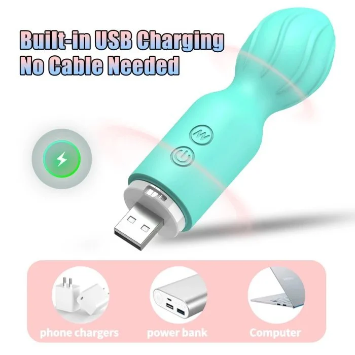 Powerful Mini Magic Wand Vibrator 10 Frequency Sex Toy for Women Adults Vibrators Product Category