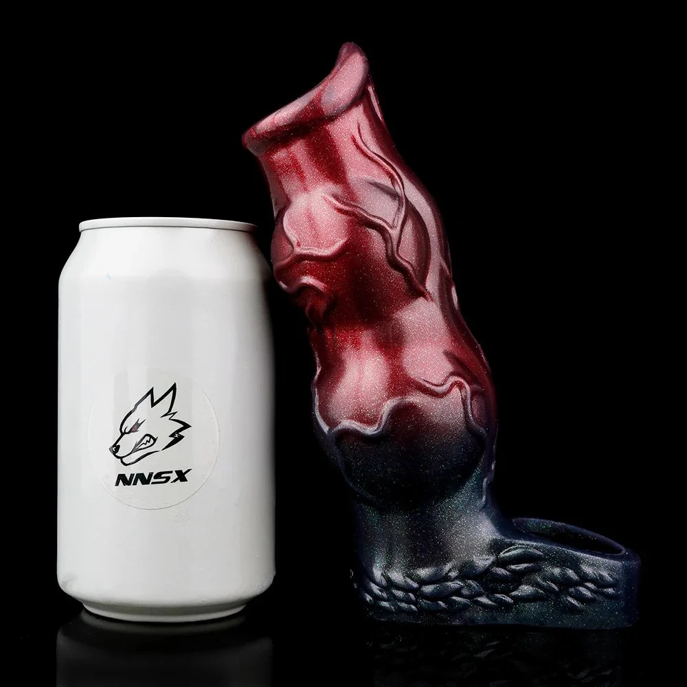 M L XL Sizes Big Knot Penis Sleeve Extender Hollow Dick Enlargement Delay Ejaculation Silicone Adult Sex Toys for Men