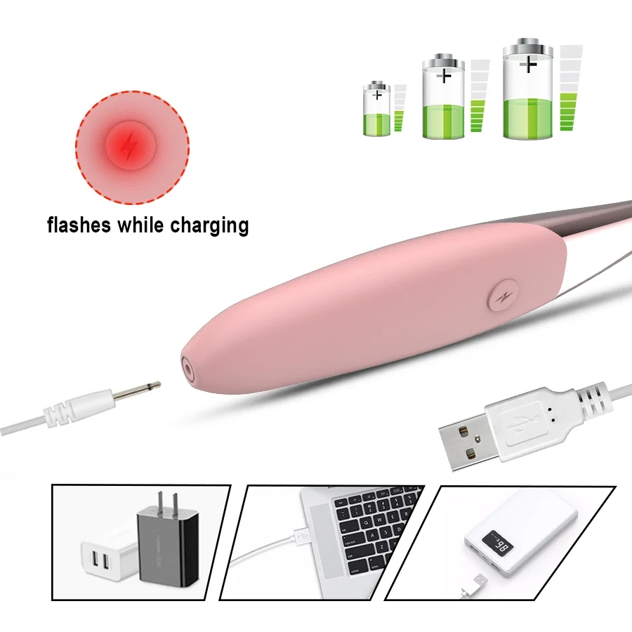 Gelance High Quality 10-Speed USB Rechargeable Latex Waterproof Clitoral Sucking Vibrator for Female Dildos