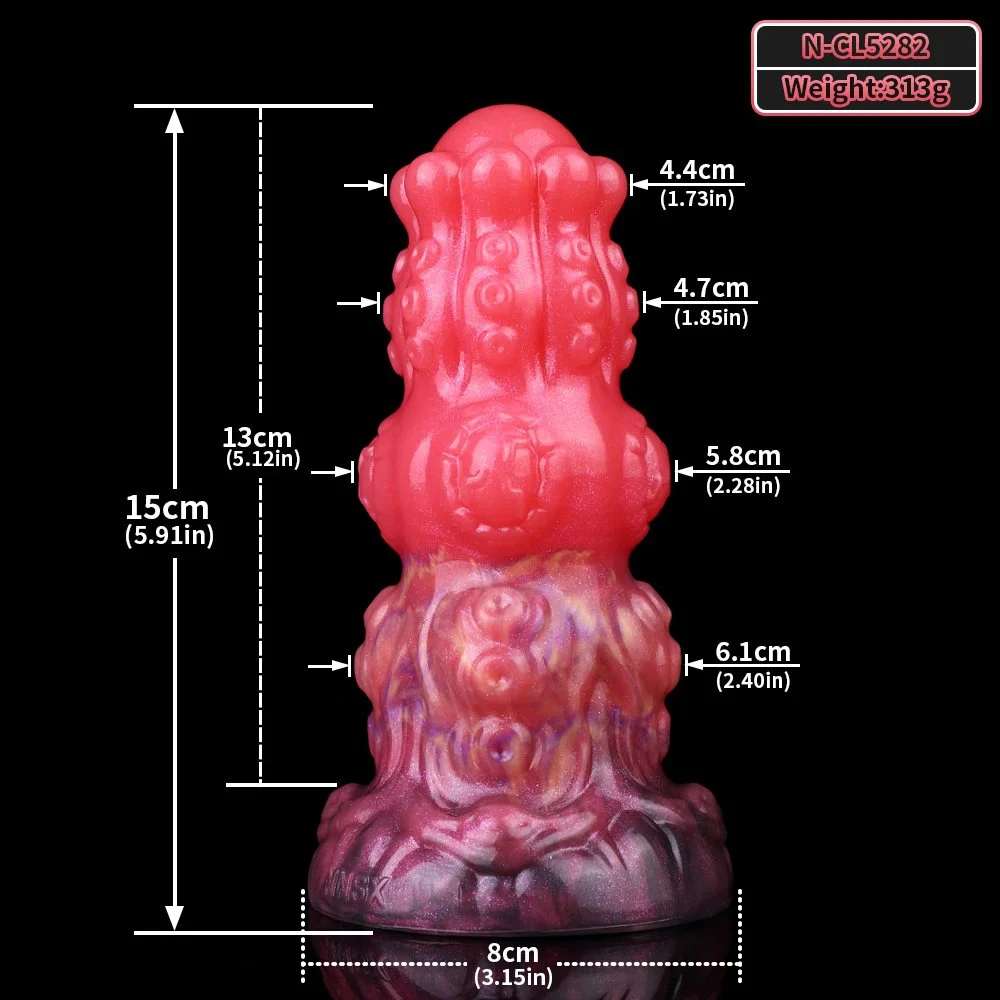 Simulated Animal Octopus Tentacle Anal Plugs Increase the Experience Silicone Anal Plugs for Women and Men