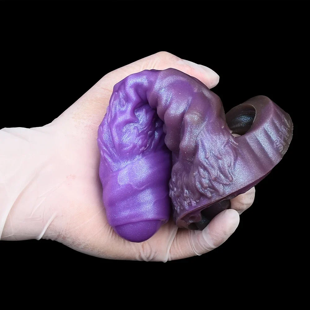 Reusable Soft Silicone Penis Sleeve Extender and Enlarger Enhancing Erection Cock Sleeve for Male Dildo Delay Ejaculation