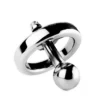 Penis Ring Metal Heavy Duty Stainless Steel Simple Negative Lock Chastity Cage Men's BDSM Sex Toys Ring Chastity Device