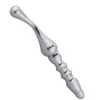 Smooth Surface Metal Prostate Massager Anal Massager Anus Vibrator Anal Dildo Butt Plug Masturbator Sex Toy for Men Women
