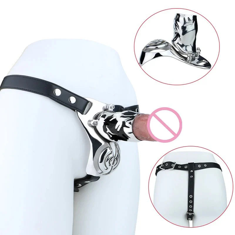 Male Penis Support Stainless Steel Safety Material Provides Effective Support and Enhancement Adult Toy - Three Sizes Available