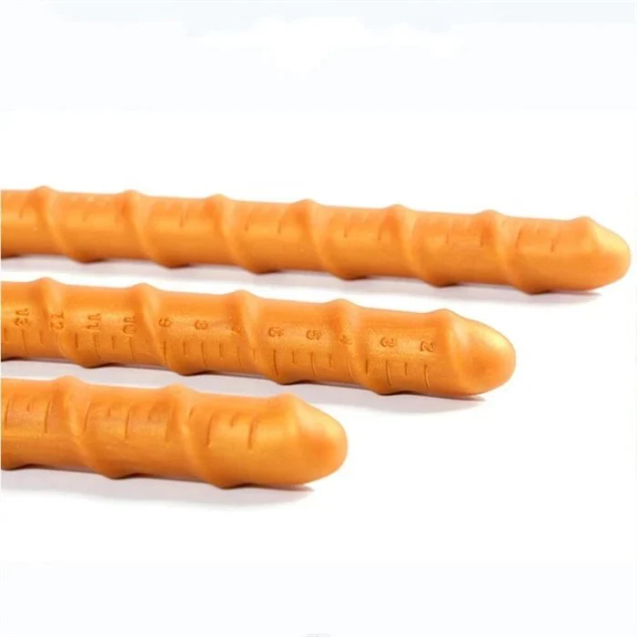 Super Long Silicone Anal Plug Realistic Twisted Texture Design for Couples Butt Plug Sex Toys