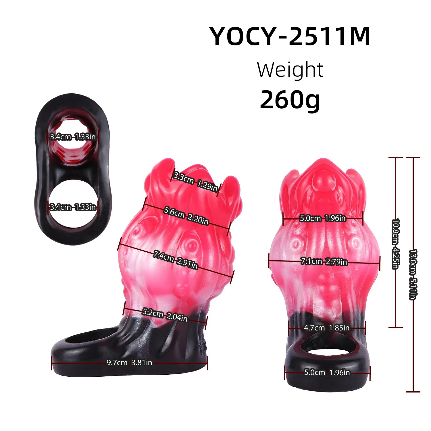 New Color Dog Knot Penis Sheath Male Cock Enlargement Sleeve Liquid Silicone Wearable Hollow Animal Dildo Sex Toys for Man