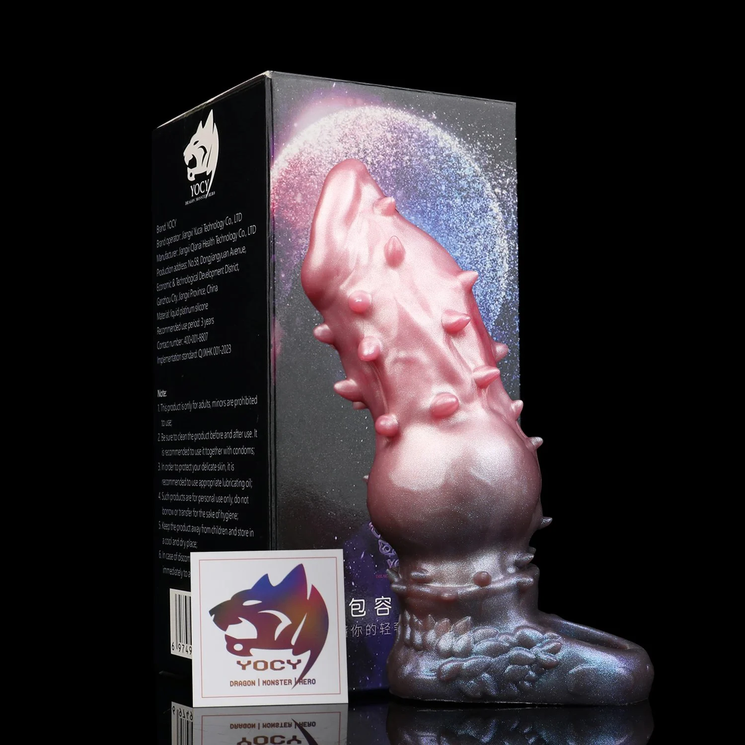 New Fantasy Dog Penis Sleeve With Stimulator Spike Animal Dildo Sheath Texture Massager Sex Toy for Men Women