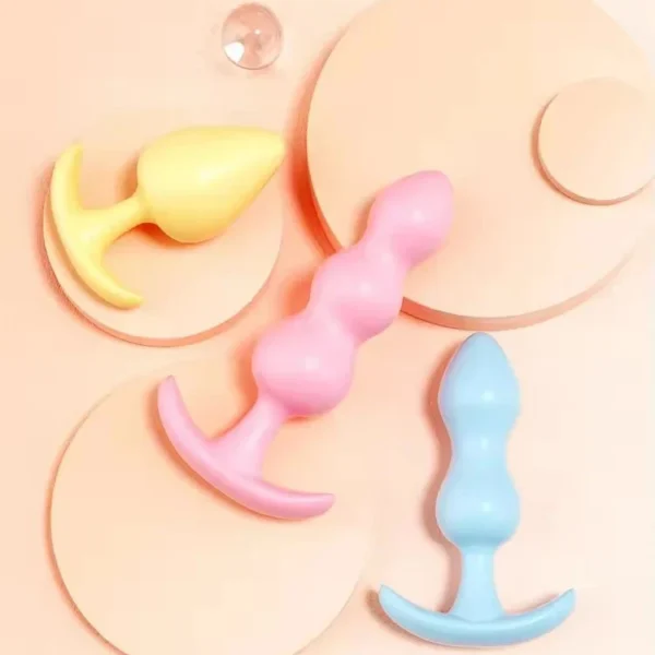Mystery Jelly Unisex Soft Silicone Waterproof Eco-Friendly Anal Plug Adult Sex Toys