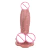 Male Wearable Realistic 7''Penis Sleeve Extender Sex Toys Reusable Silicone Cock Sleeve with Belt Penis Extender Adult Sex Toys