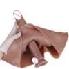Men Strap on Dildo Sex Toys for Woman Gay Panties Wearable Hollow Penis Lengthen Sleeve Strap on Dildo Silicone Pants for Man