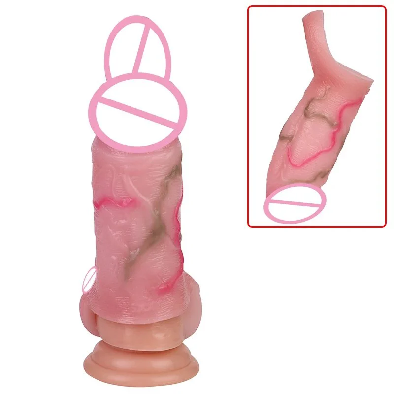 Rubber Penis Soft Silicone Penis Sleeve Waterproof Custom Penis Sleeve Silicone Handjob Masturbation Sex Toy