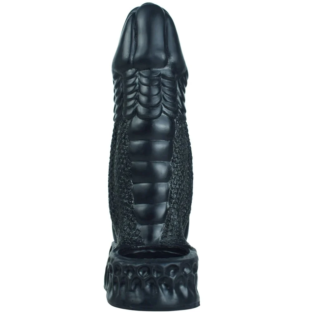 Liquid Silicone Cock Sleeve Reusable Male Condoms Colorful Animal Extender Penis Sleeve for Men Dildo