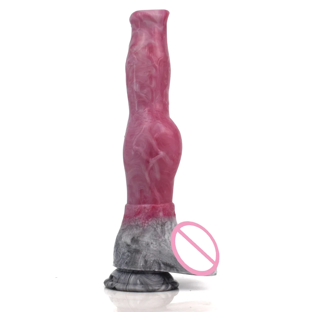 10 inch Realistic Dog Dildo Animal Dildo Gory Sex Tool G-spot Stimulation Sex Toy Large Dog Dick for Women