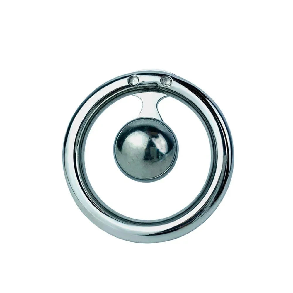 Penis Ring Chastity Cage Stainless Steel Male BDSM Sex Toys Ring Design Metal Beads Weightless Chastity Device Sexual