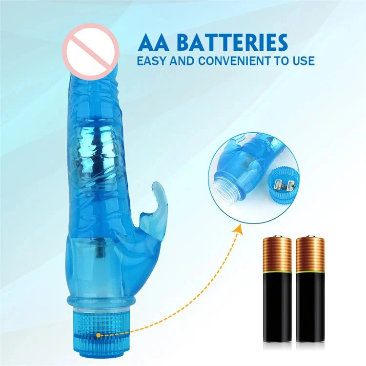 Female Masturbation Multi-speed Cheap Price Battery Personal Dildo G Spot Crystal Rabbit Vibrator