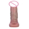 Realistic Cock Sleeves Silicone Penis Sleeve Delay Ejaculation Penis Sleeve Sex Toys for Men
