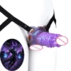 Monster Penis Extender Sleeve with Cock Ring Male Penis Sleeve Enlarger Silicone Adult Sex Toy, Knot Penis Sheath for Men