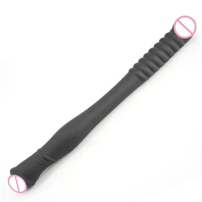 16.5 Inch Double-Ended Dong Dildo Soft Silicone ABS Material Huge Sex Toy for Lesbian Female G-Spot Vaginal Anus Stimulation