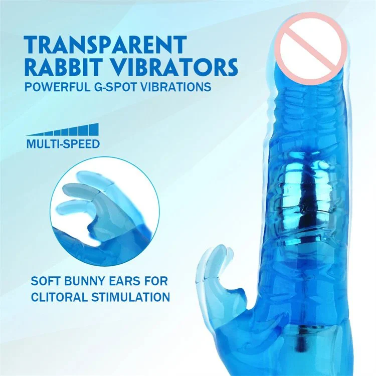 Female Masturbation Multi-speed Cheap Price Battery Personal Dildo G Spot Crystal Rabbit Vibrator