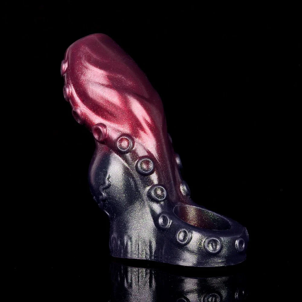 Monster Alien Penis Sleeve Fantasy Cock Extender Sleeve Penis Silicone Cock Ring Penis Enlarger for Go-Long Stamina