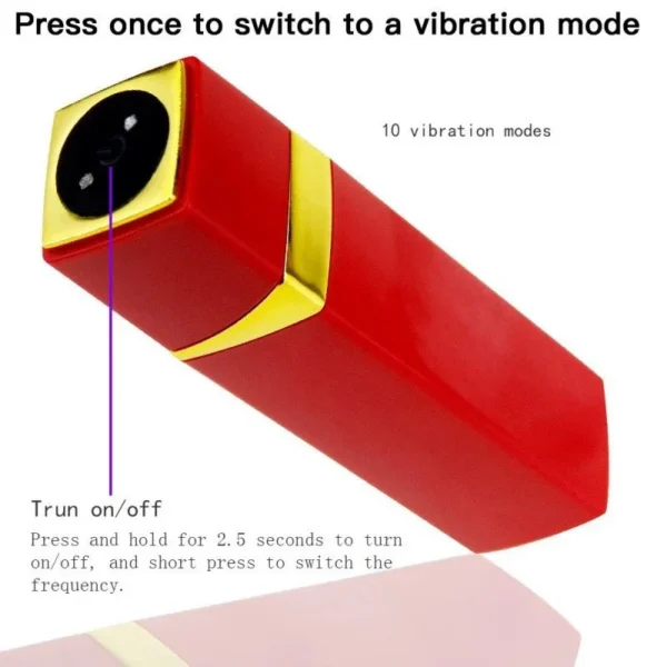 Charge Lipstick Jumping Egg for Precision Clitoral Stimulation Rechargeable Nipple Stimulator Women Sex Toys