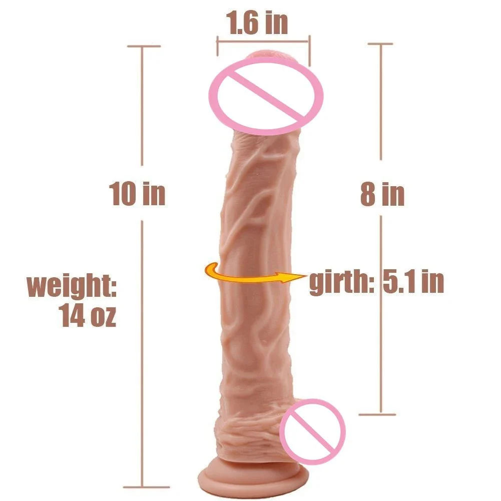 10 Inch Dildo With Suction Cup Penis Vagina Simulation Female Masturbation Huge Realistic Dildos for Women