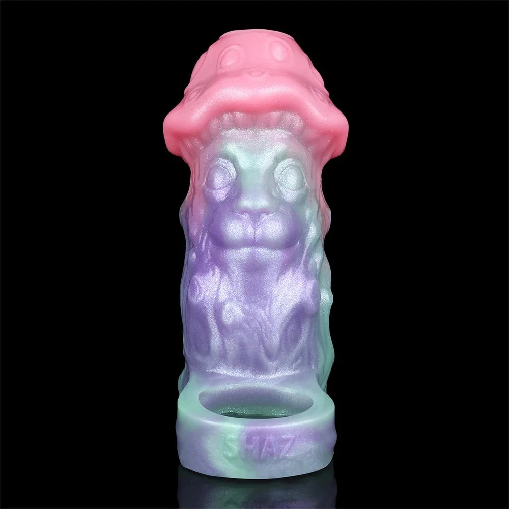Silicone Dildo Sleeve Opening Design Fantasy Series Adult Sex Toys Internal Texture to Increase the Experience to Wear Firmly