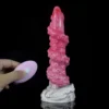 2 in 1 Bullet Vibrator 10 Speeds Anal Butt Plug Octopus Tentacle Dildo Silicone Fantasy Sex Toy Flirt Goods for Adults 18