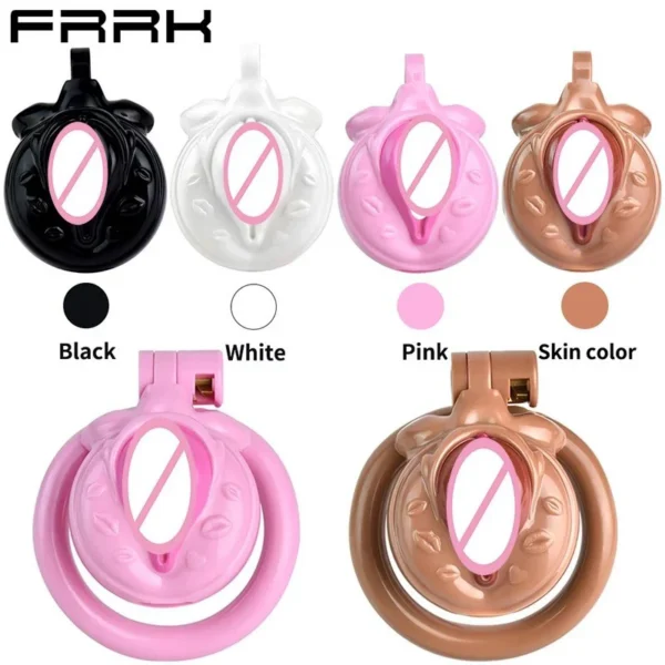 Sissy Boy Cock Cages Male Chastity Belt Device Flat Cage Sissy Binding pink Sissy Penis Cock Chastity Cages for Men