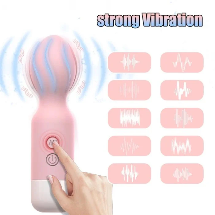Powerful Mini Magic Wand Vibrator 10 Frequency Sex Toy for Women Adults Vibrators Product Category