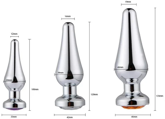 Portable Stainless Steel Adult Anal Plug Relaxing Butt Beads Exercise Anus Plug for Men and Women