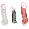 Reusable Adult Men's Penis Enlarge Sleeve Ring Delay Ejaculation Sex Toys Cock Sleeve