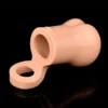 Silicone Sleeve Luminous Penis Enlargement Penis Ring Penis Extension Sleeve Stretchable Sheath Multi Size Men Sex Toy