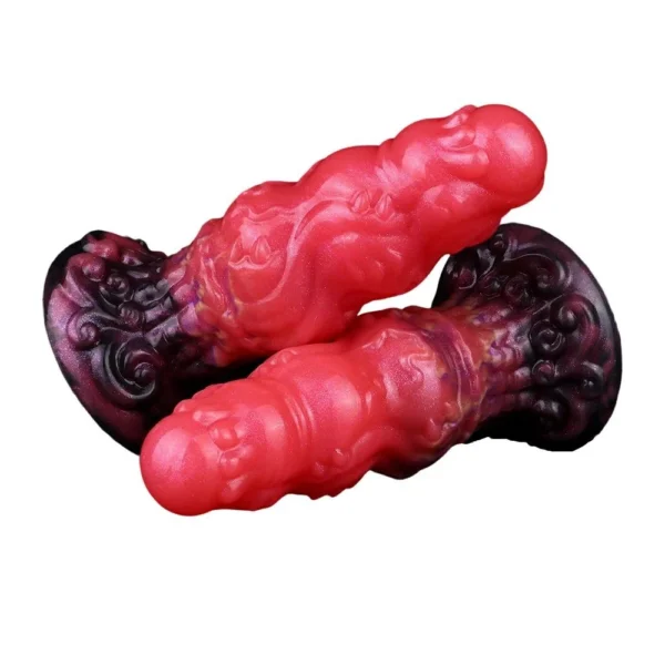 Red Dragon Large Anal Plugs Made of Platinum Silicone to Increase the Sexual Experience of Bondage Anal Plugs