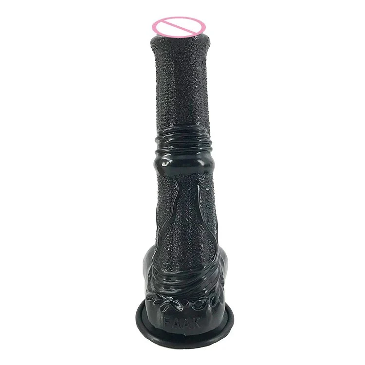 26cm 10 5.5cm Body Safe Silicone Butt Anal Plug Flexible Adult Sex Toys Artificial Dildo Cock Animal Equine Dildo for Male