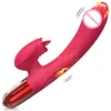 Female Masturbation 7 Modes Clitoral Stimulator Tongue Licking G Spot Fox Vibrator Dildo