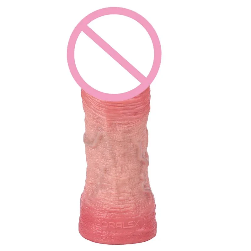 Multi-Types Closed Head Lifelike Glans Penis Sleeve Silicone Super Soft Adult Men Cock Ring Dick Extender Sex Toys for Men
