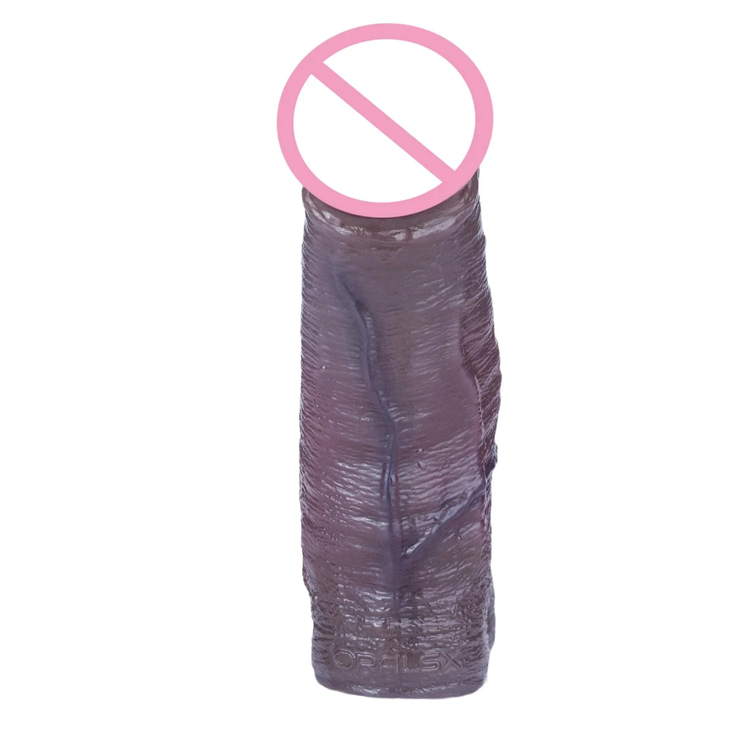 Male Open Type Realistic Silicone Hollow Penis Sleeve Enhancer Male Extension Toy Delay Ejaculation Adult Toys