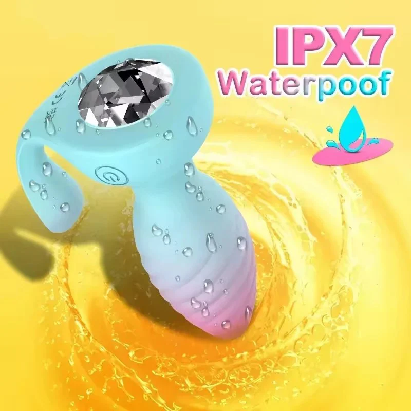 Remote Control Vibrating Anal Butt Plug Silicone Anus Prostate Massager Electric Shock Anal Vibrator for Women