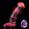 New Reusable Soft Fantasy Penis Sleeve with Black Dragon Color Delay Ejaculation Dildo Sleeve for Men Sex Life